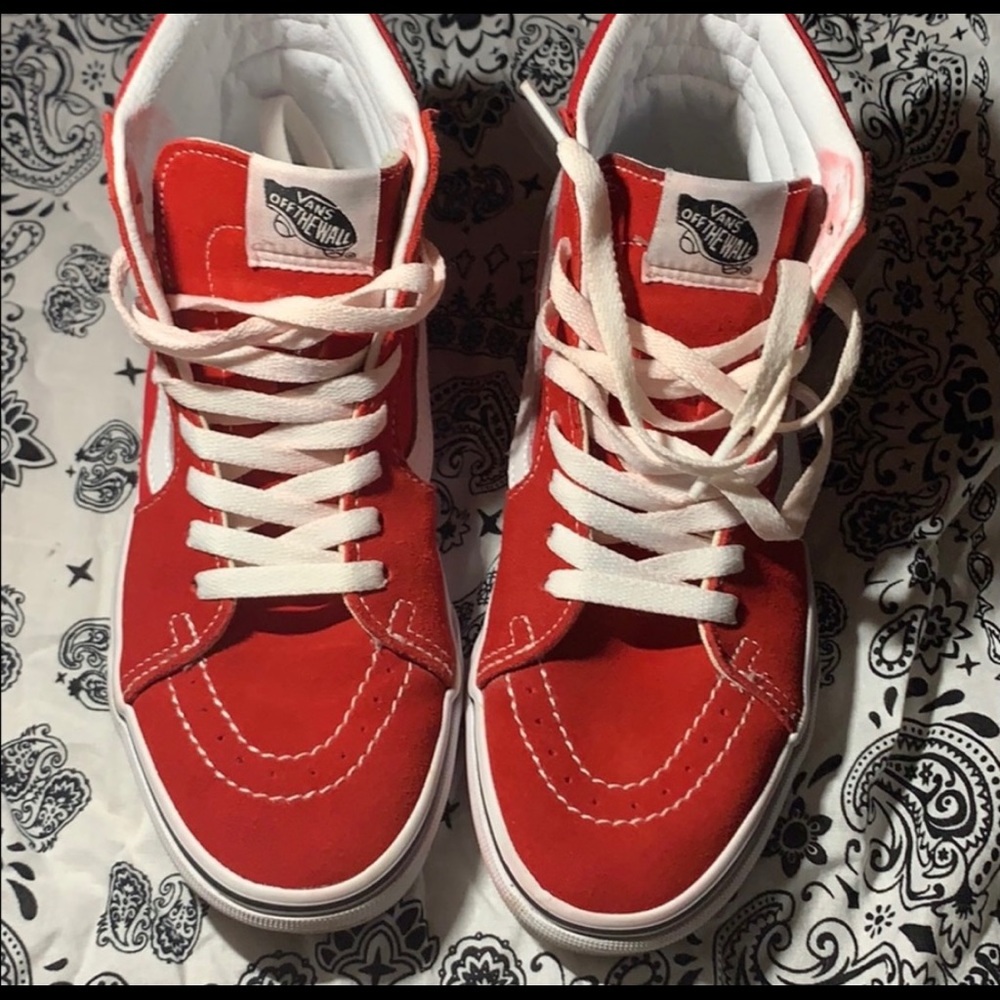 Red High Top Vans